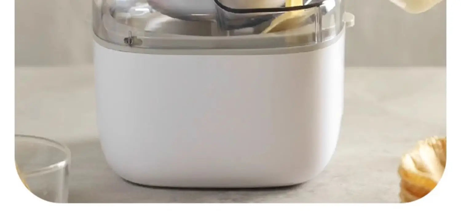 🍨 Ice Cream Maker – Automatic| Smoothie White | 500ml