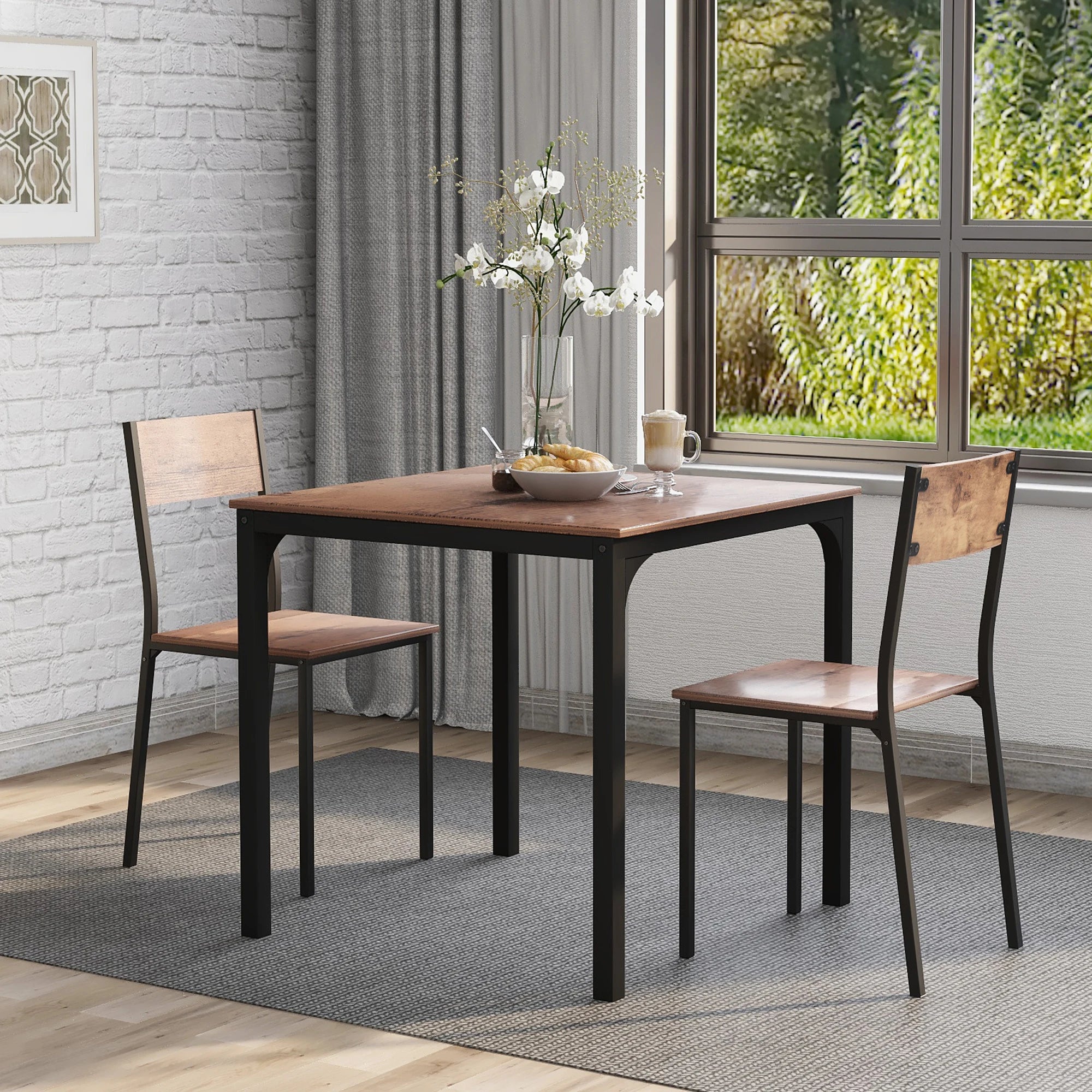 Small dining table with 2 chairs