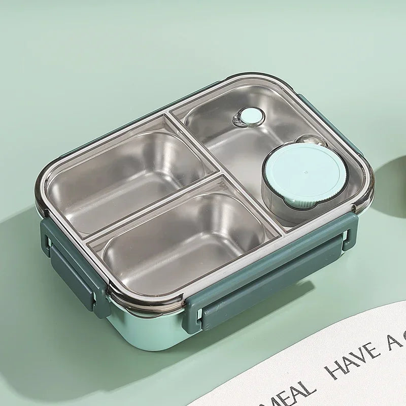 🍱  Bento Lunch Box –  Stainless Steel Leakproof & Compact with Tableware | 850ml