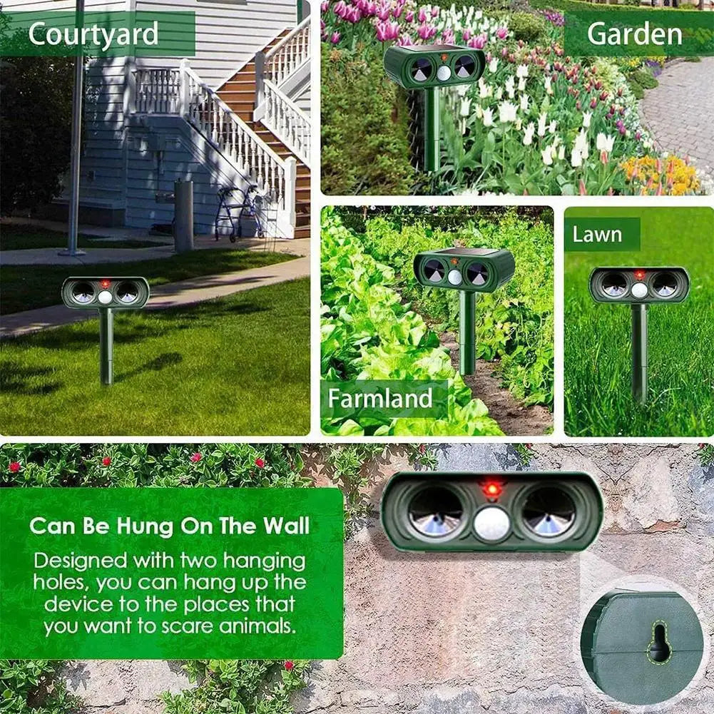 Infrared Solar Powered Animal Pest Repeller