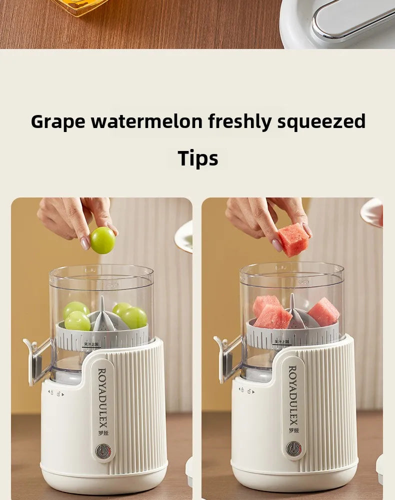 Extra-Large Orange Juicer – Whole Fruit Juice Extractor with Pulp Separation | Stainless Steel Vegetable Juicer for Home & Tea Shop