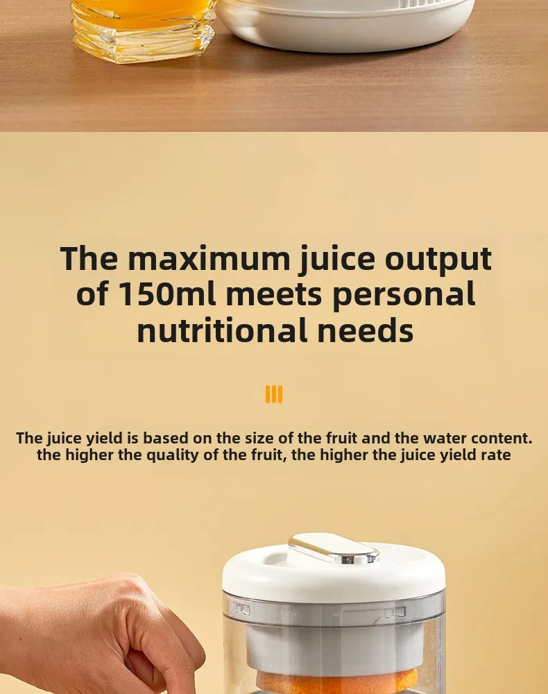 Extra-Large Orange Juicer – Whole Fruit Juice Extractor with Pulp Separation | Stainless Steel Vegetable Juicer for Home & Tea Shop