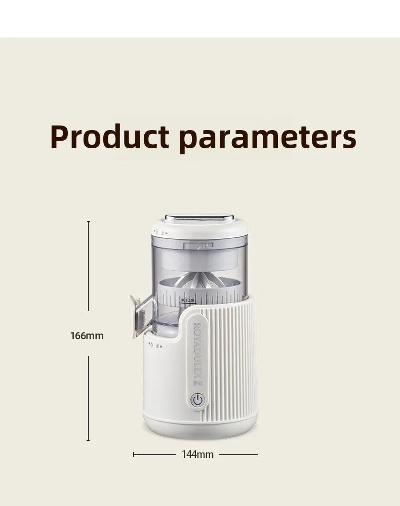 Extra-Large Orange Juicer – Whole Fruit Juice Extractor with Pulp Separation | Stainless Steel Vegetable Juicer for Home & Tea Shop