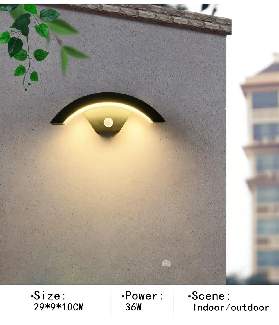 Motion Sensor Outdoor Wall Light