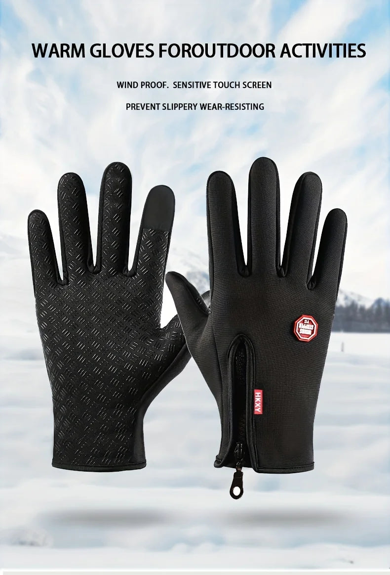 Thermal Gloves Warming Cycling Bike Ski Gloves for Men and Women