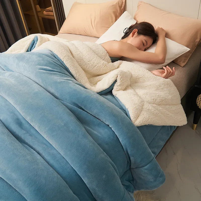 Warm and luxurious fleece blanket