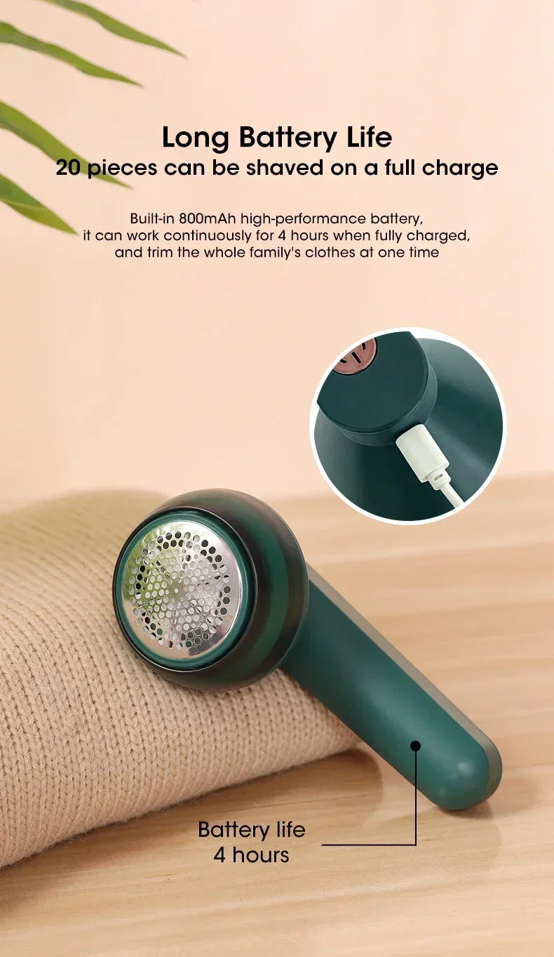 Cordless Rechargeable Electric Lint & Pilling Remover