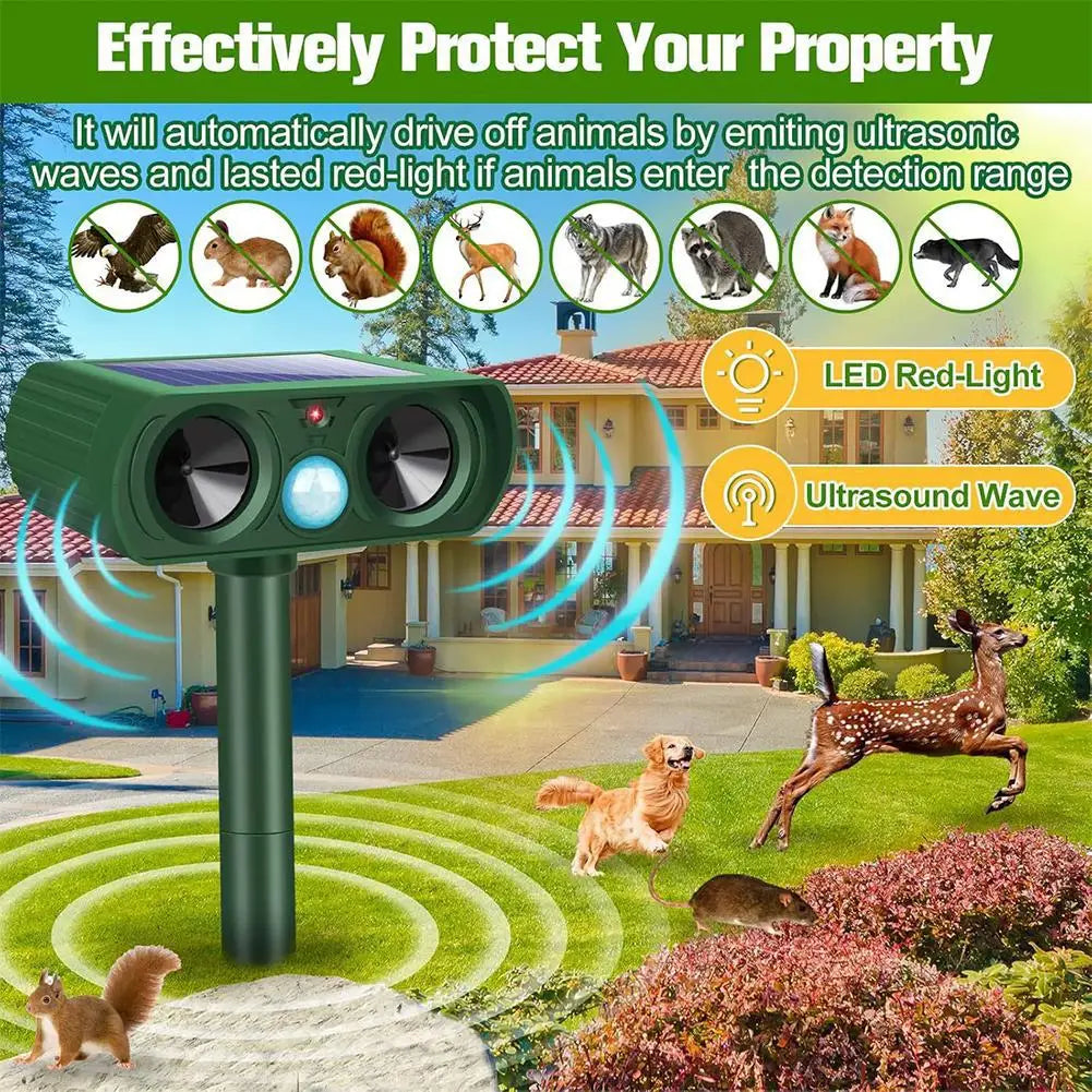 Infrared Solar Powered Animal Pest Repeller