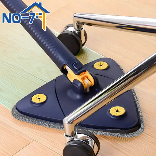 360° rotating triangular broom Powerful self-wringing