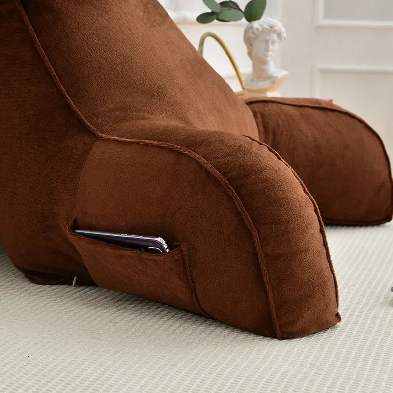 Backrest Pillow With Arms & Adjustable Headrest