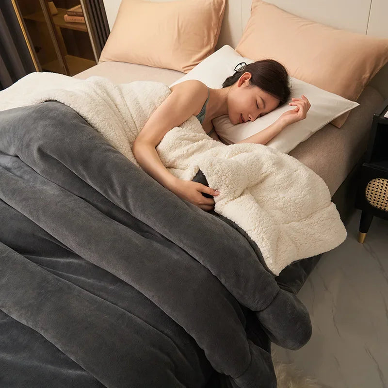 Warm and luxurious fleece blanket