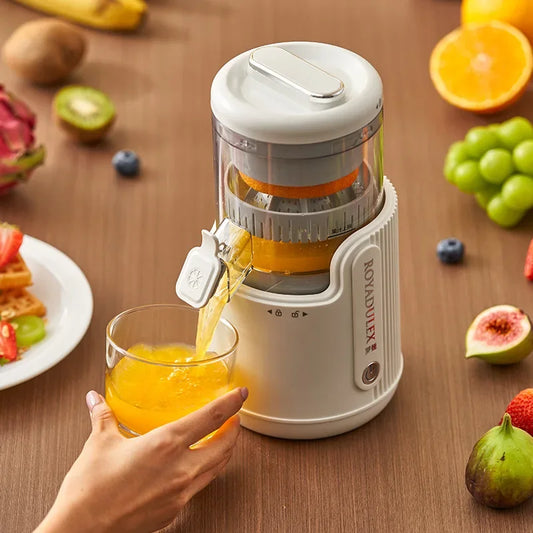 Extra-Large Orange Juicer – Whole Fruit Juice Extractor with Pulp Separation | Stainless Steel Vegetable Juicer for Home & Tea Shop