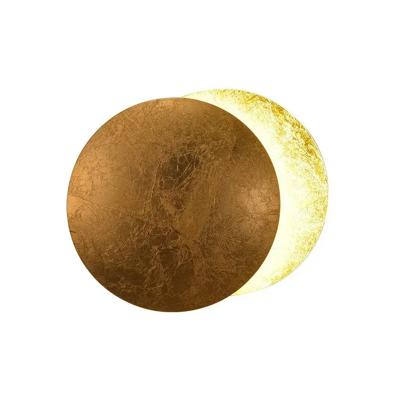 Wall Sconce - Modern Scandinavian Art in the shape of an eclipse