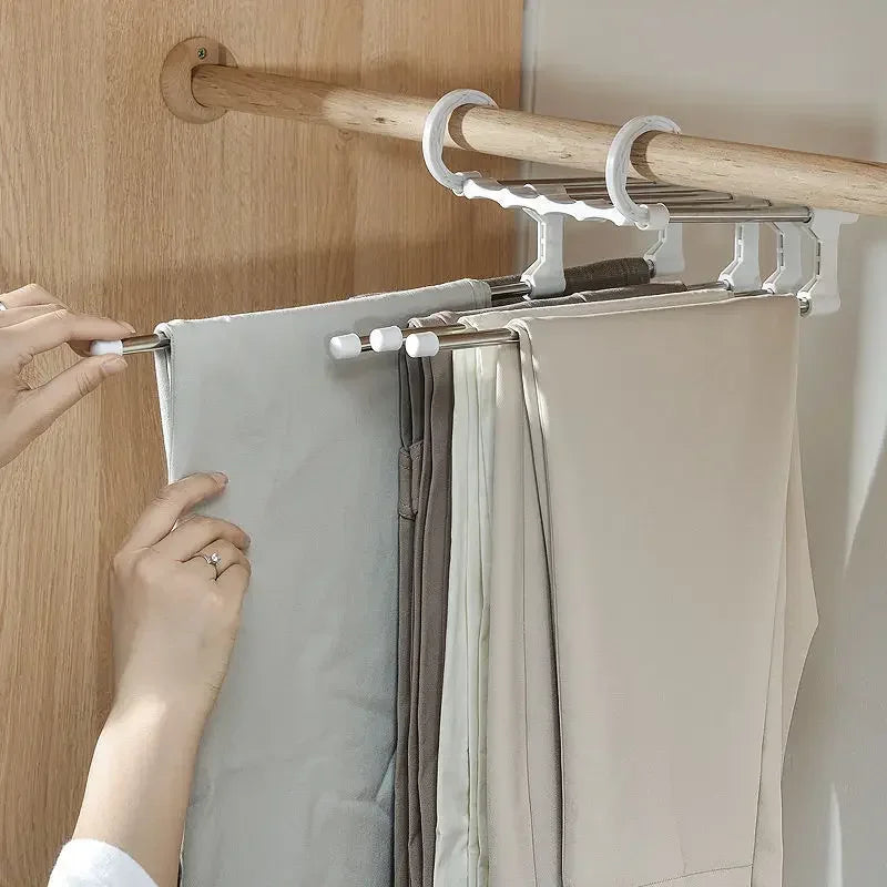 Multifunctional trouser rack