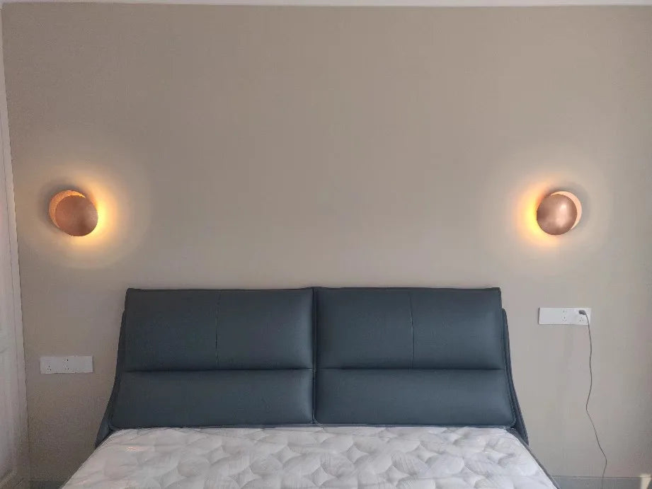 Wall Sconce - Modern Scandinavian Art in the shape of an eclipse