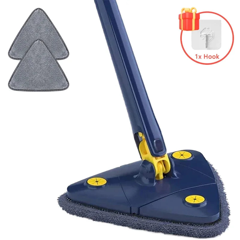 360° rotating triangular broom Powerful self-wringing