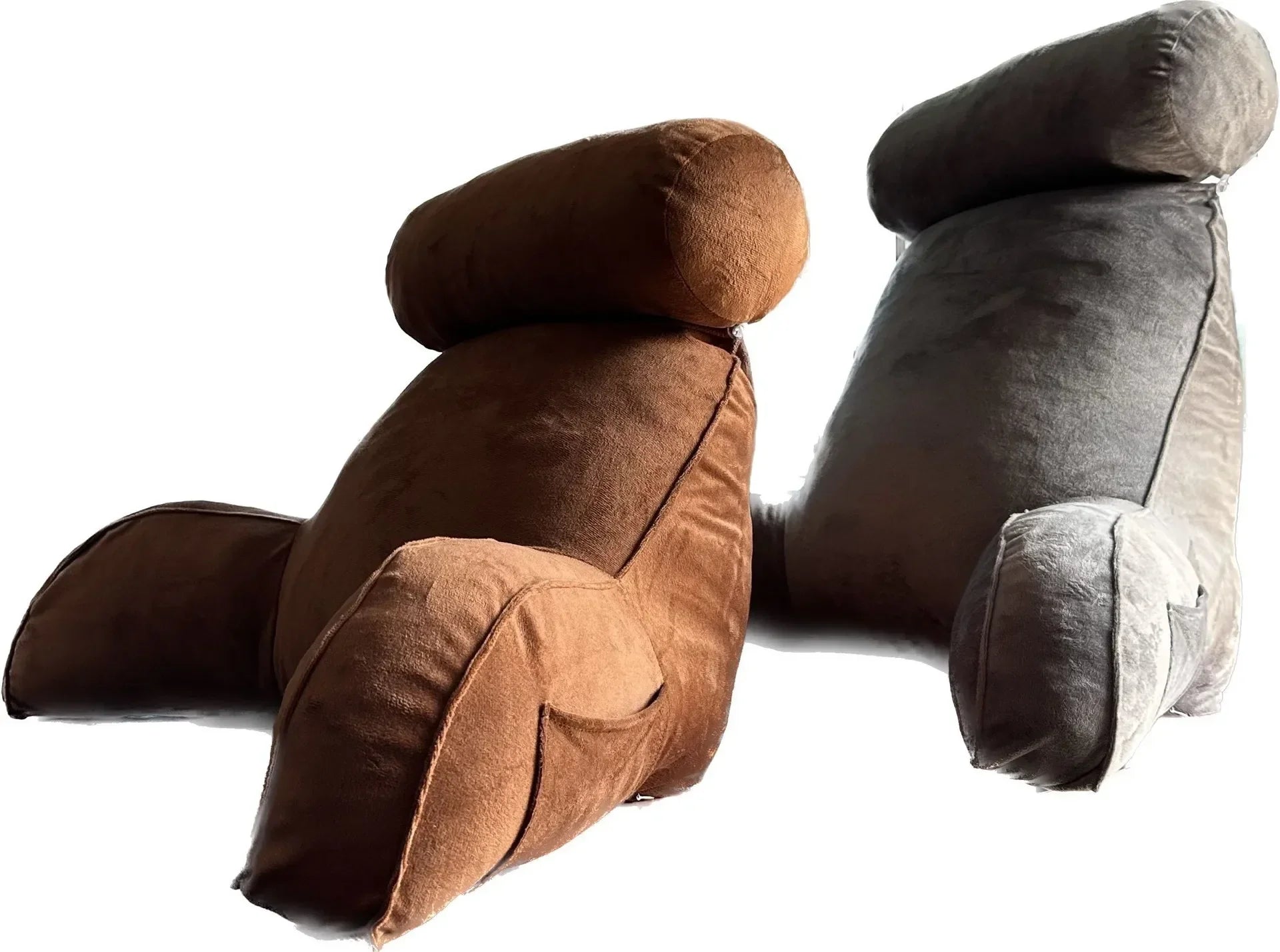 Backrest Pillow With Arms & Adjustable Headrest