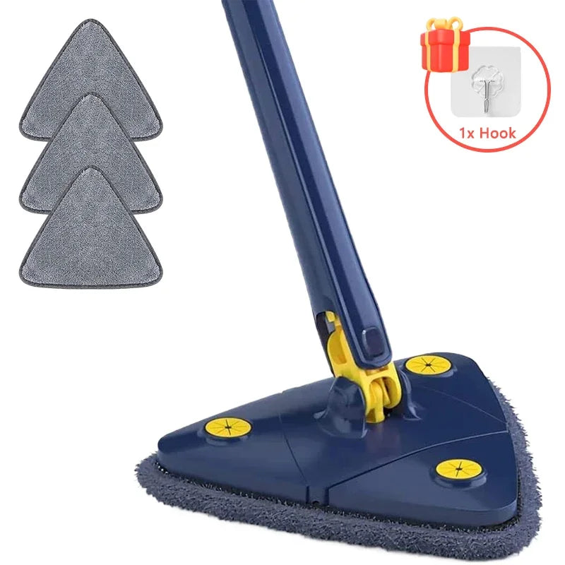 360° rotating triangular broom Powerful self-wringing