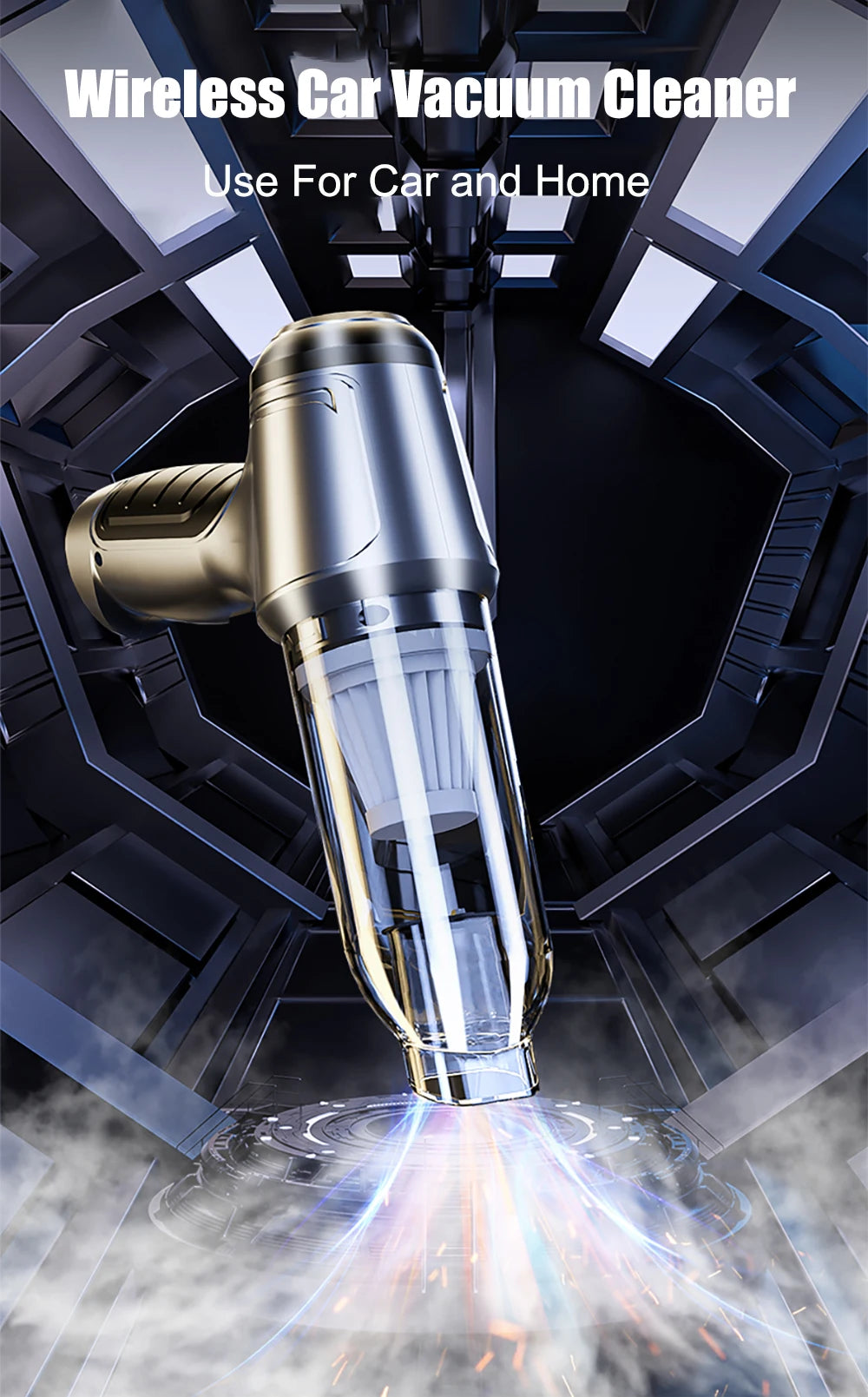 Ultimate Cordless Car Vacuum Cleaner - Strong Suction