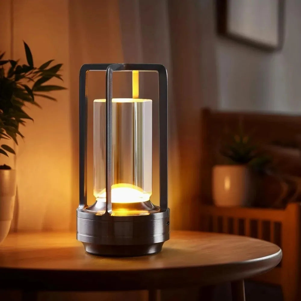 GGbingo Cordless Led Table Lamp Desk Lamps Outdoor Camping Atmosphere Light Restaurant Creative Beside Night Lights