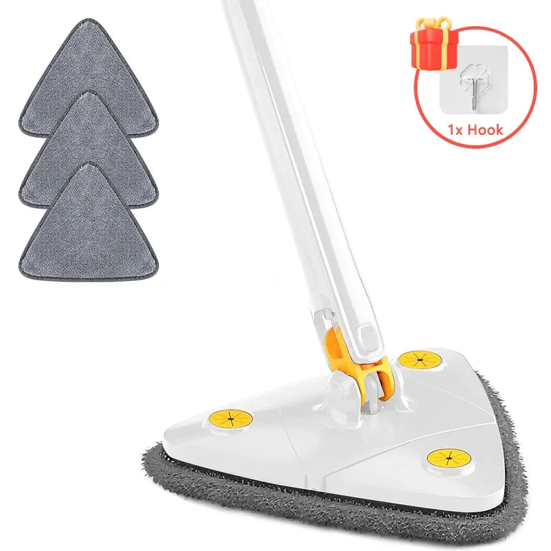 360° rotating triangular broom Powerful self-wringing