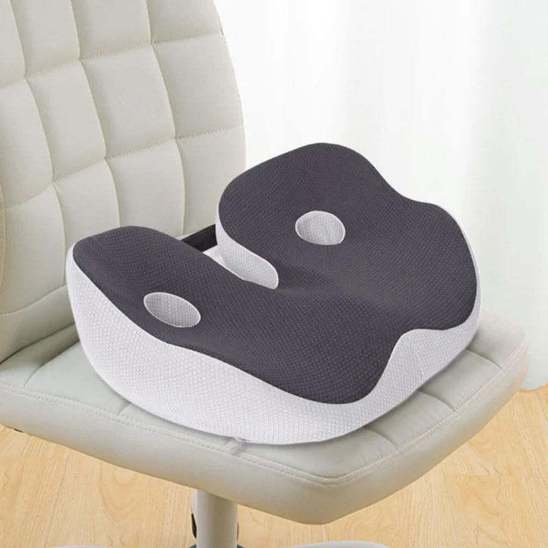 Adjustable Memory Foam Sit Bone Relief Seat Cushion