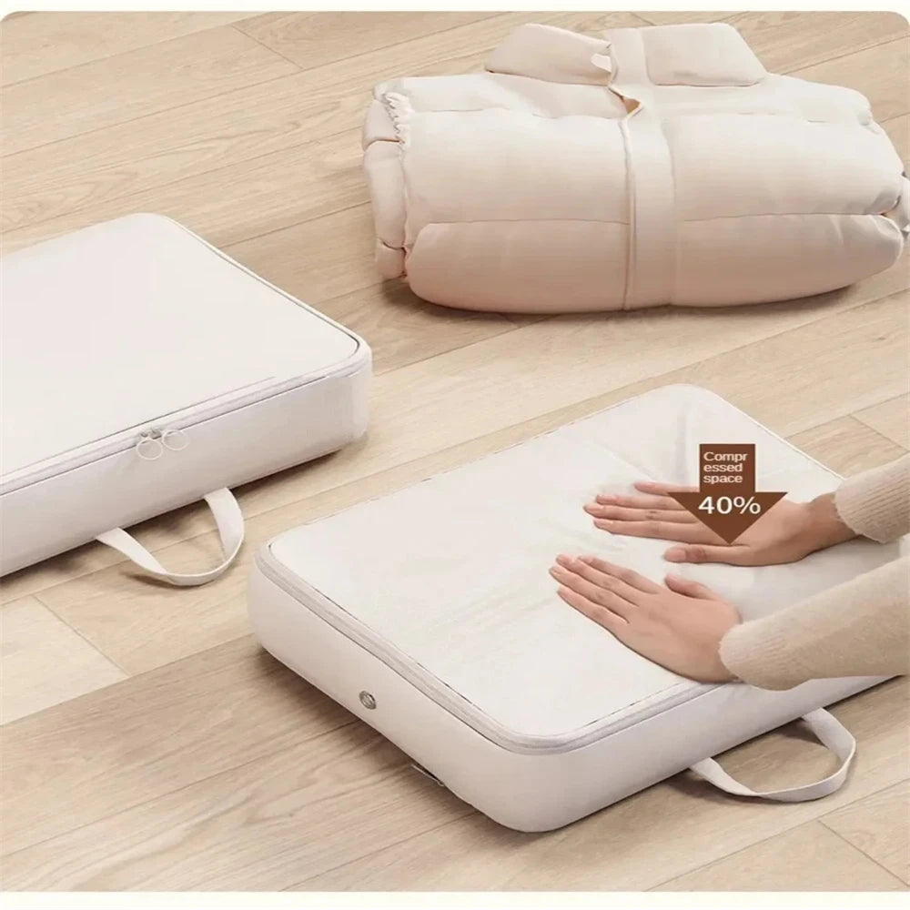 Compression storage bag