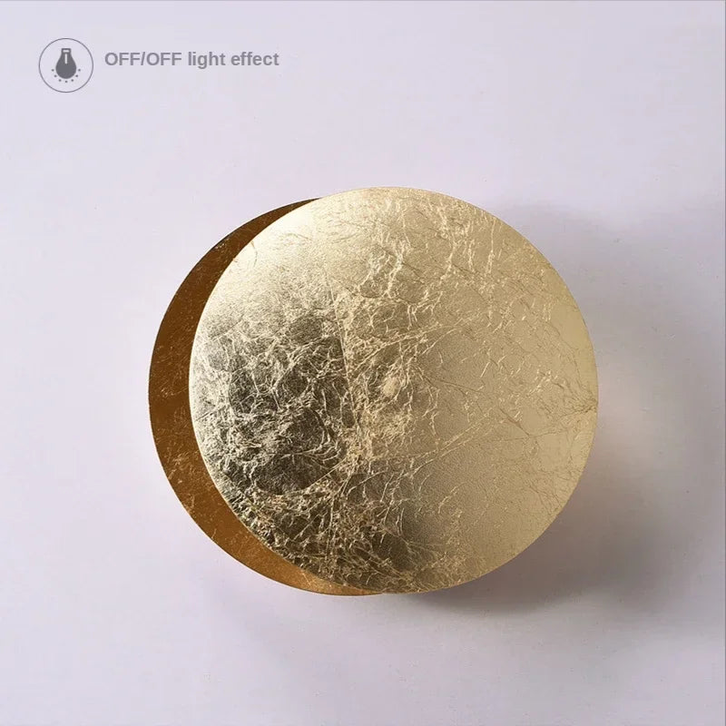Wall Sconce - Modern Scandinavian Art in the shape of an eclipse