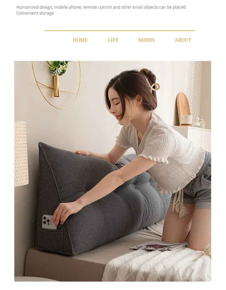Luxury Chic Wedge Pillow
