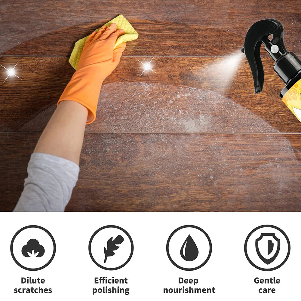 Beeswax spray Stain remover and protection for shine