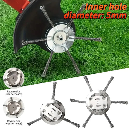 universal brush cutter head made of steel wire for brush cutters
