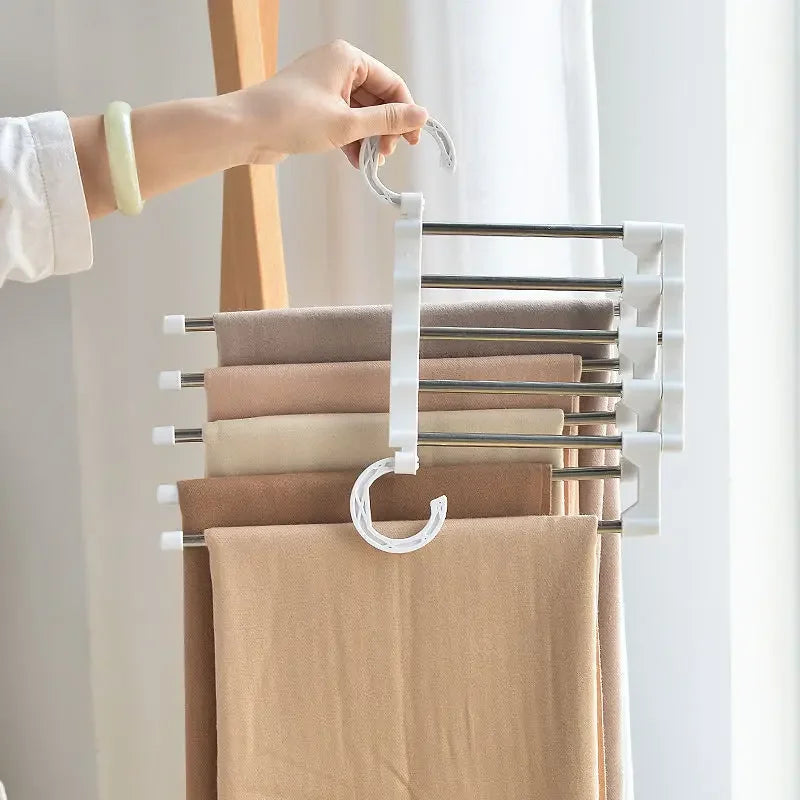 Multifunctional trouser rack