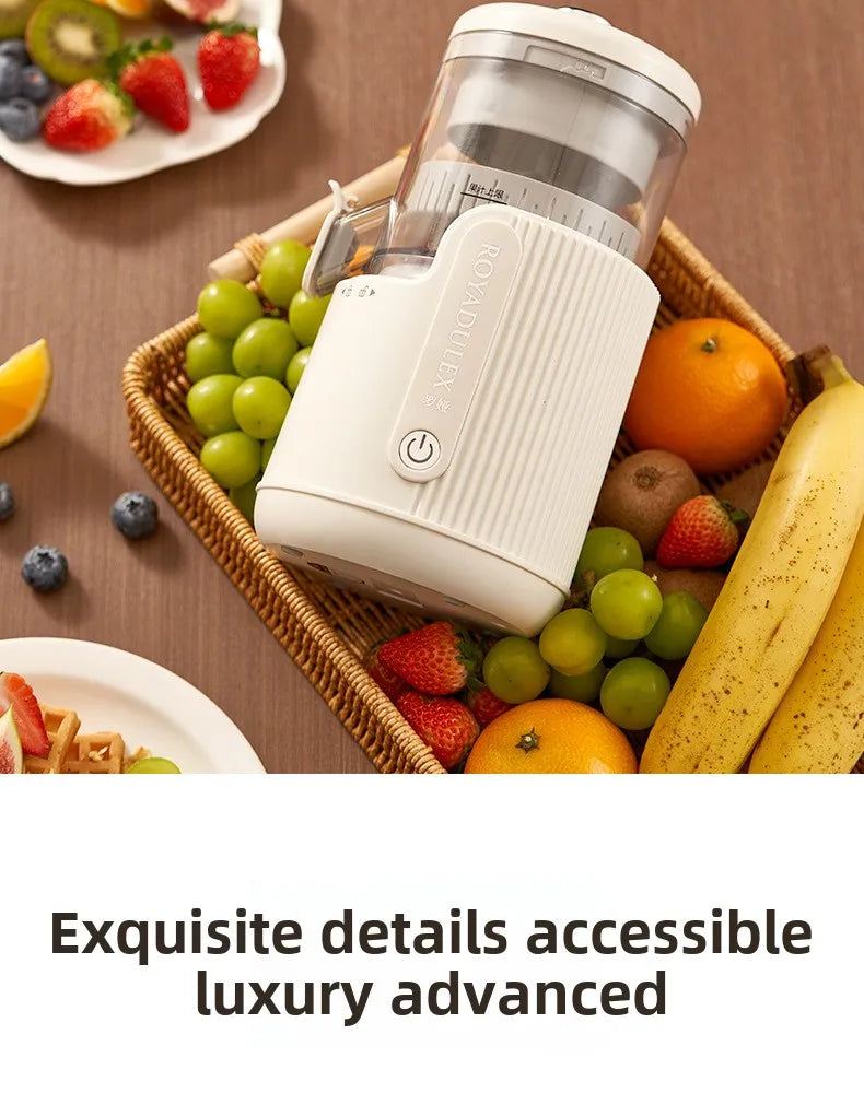 Extra-Large Orange Juicer – Whole Fruit Juice Extractor with Pulp Separation | Stainless Steel Vegetable Juicer for Home & Tea Shop