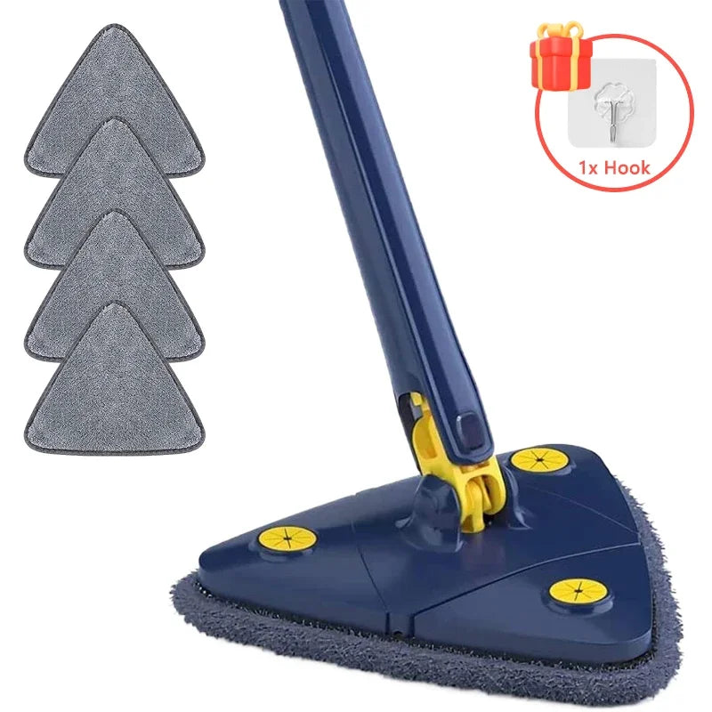 360° rotating triangular broom Powerful self-wringing