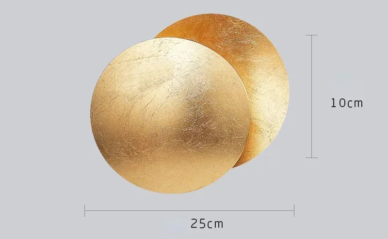 Wall Sconce - Modern Scandinavian Art in the shape of an eclipse