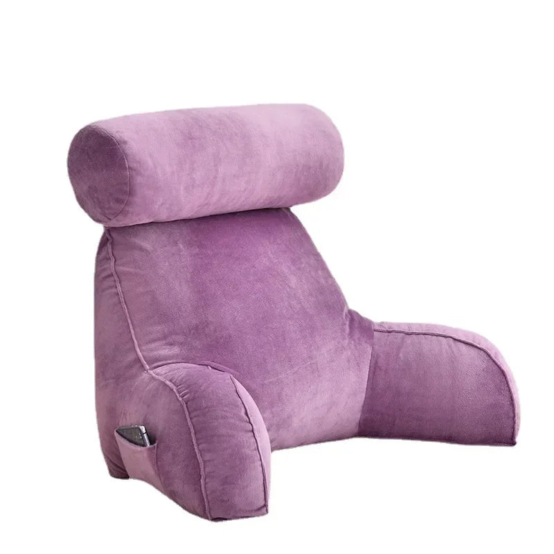 Backrest Pillow With Arms & Adjustable Headrest