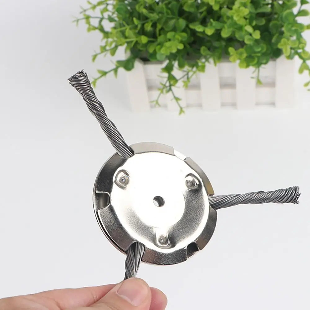 universal brush cutter head made of steel wire for brush cutters