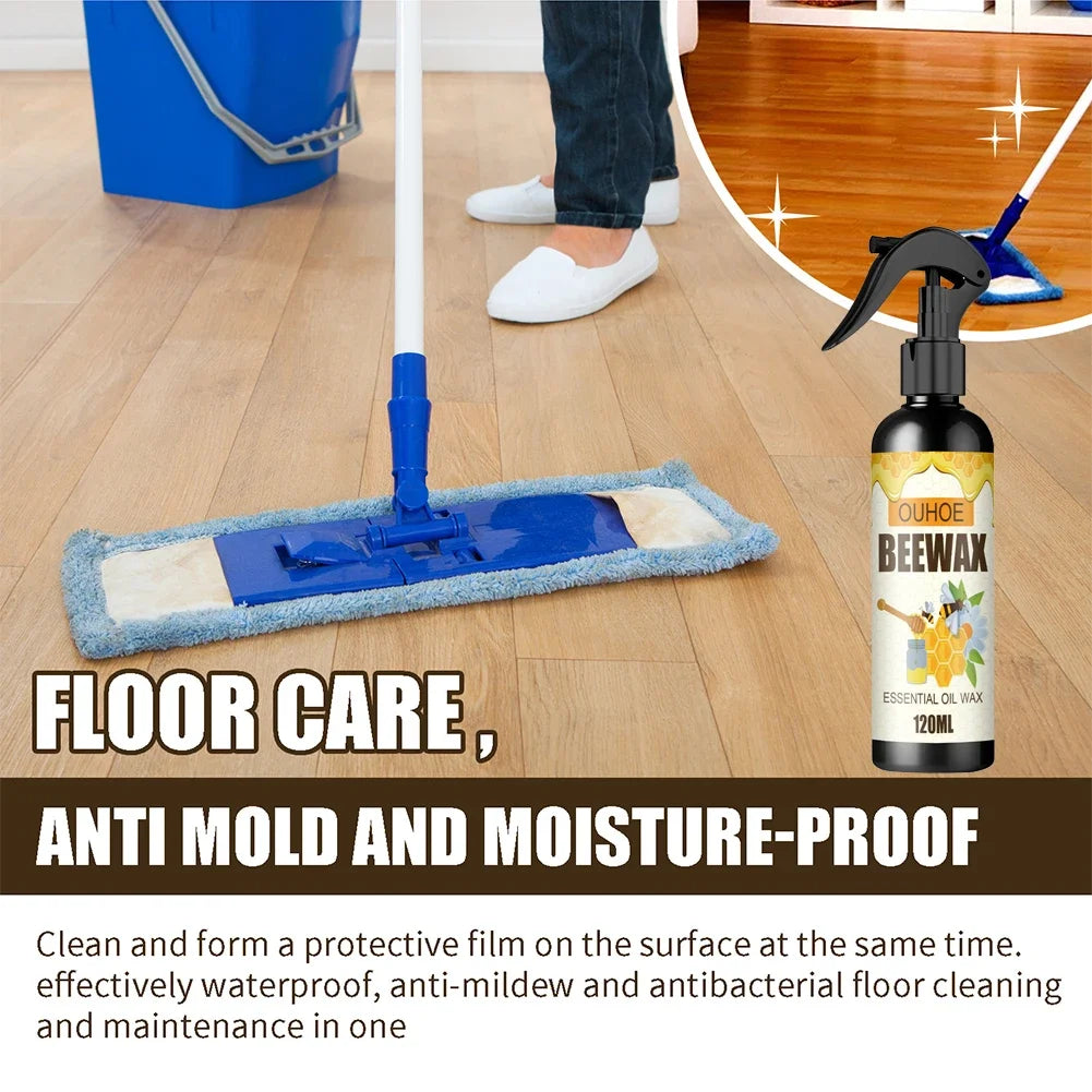 Beeswax spray Stain remover and protection for shine